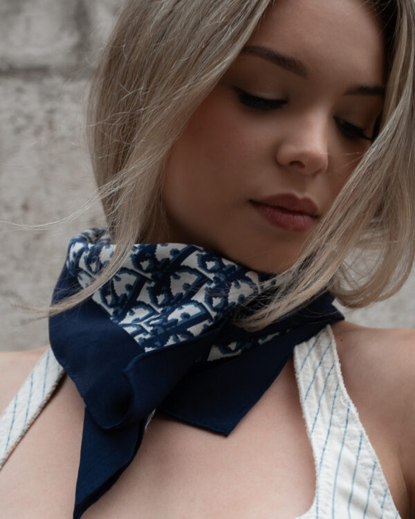 DSC_0263 Apaszka Christian Dior Monogram Silk Scarf – Oblique Pattern