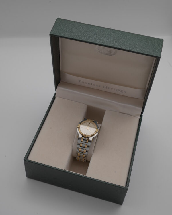 Zegarek Gucci Swiss Made - w oryginalnym pudełku, bicolor, lata 90.