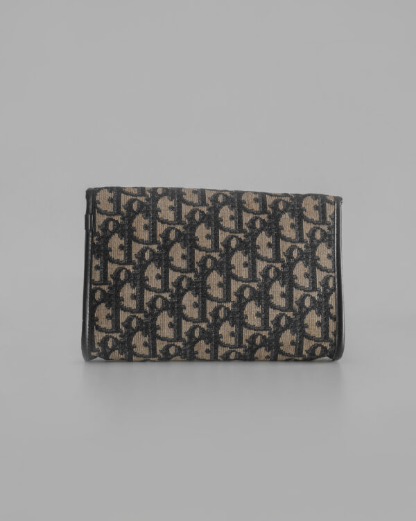 Torebka Christian Dior Trotter Oblique Chain Wallet – Monogram Canvas & Gold-Tone Chain