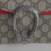 Torebka Gucci Dionysus GG Supreme mini bag - palladowe okucia i łańcuszek
