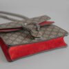Torebka Gucci Dionysus GG Supreme mini bag - palladowe okucia i łańcuszek