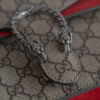 Torebka Gucci Dionysus GG Supreme mini bag - palladowe okucia i łańcuszek