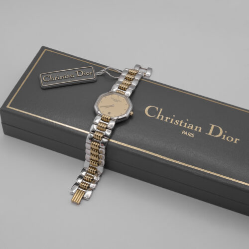 Zegarek Christian Dior - biżuteryjna paryska elegancja "two tone", lata 80./90.
