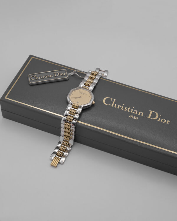 Zegarek Christian Dior - biżuteryjna paryska elegancja "two tone", lata 80./90.
