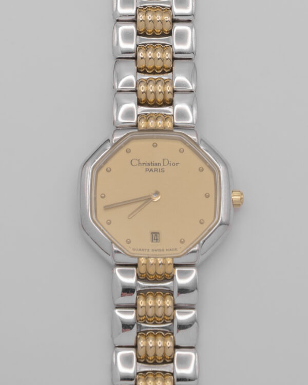 Zegarek Christian Dior - biżuteryjna paryska elegancja "two tone", lata 80./90.