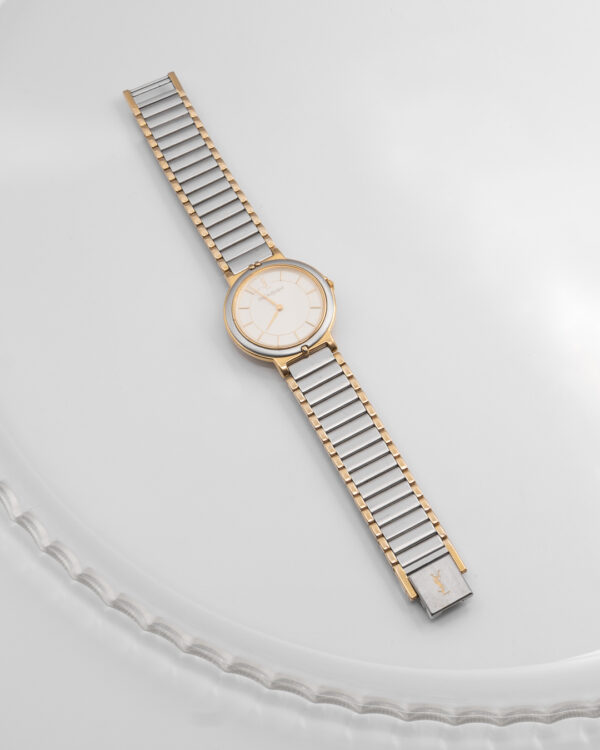Zegarek Yves Saint Laurent bicolor – tarcza 30 mm