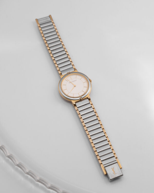 Zegarek Yves Saint Laurent bicolor – tarcza 30 mm