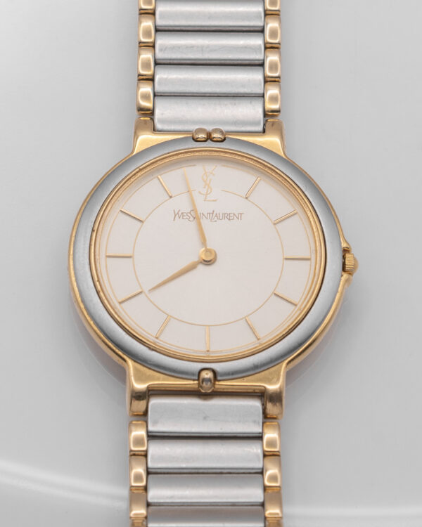 Zegarek Yves Saint Laurent bicolor – tarcza 30 mm