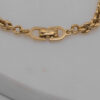 Bransoletka Christian Dior - pozłacana, klasyczny skrecany splot, rope chain