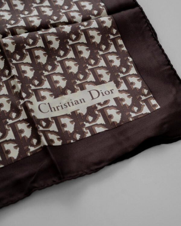 Apaszka Christian Dior Monogram Silk Scarf – Oblique Pattern