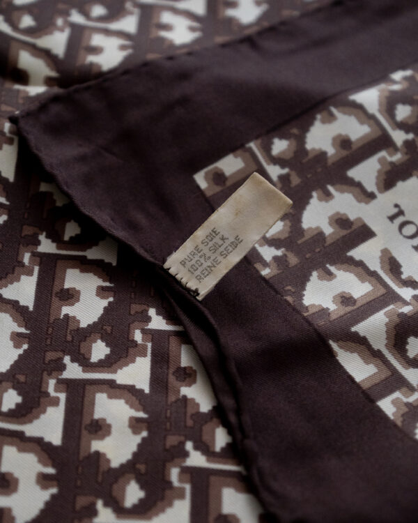 Apaszka Christian Dior Monogram Silk Scarf – Oblique Pattern