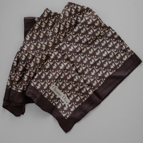 Apaszka Christian Dior Monogram Silk Scarf – Oblique Pattern