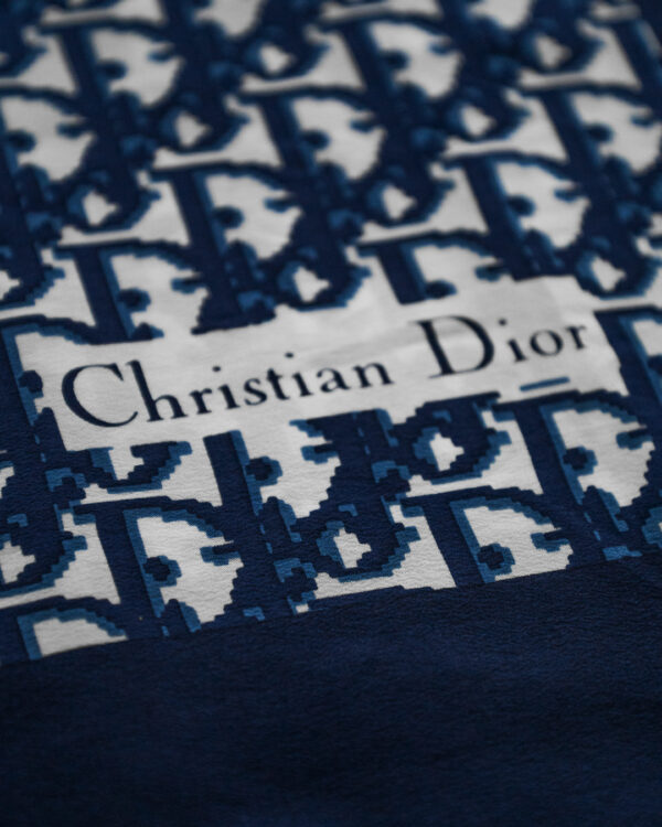 DSC_9441 Apaszka Christian Dior Monogram Silk Scarf – Oblique Pattern
