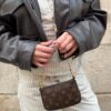 Louis Vuitton Monogram  – mini torebka na łańcuszku, monogram Canvas