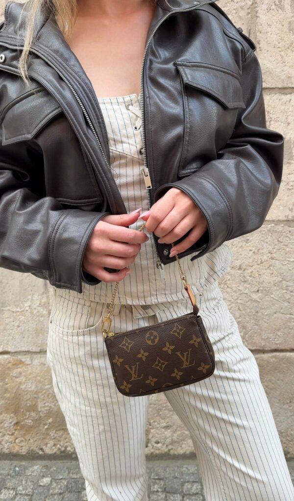 Louis Vuitton Monogram  – mini torebka na łańcuszku, monogram Canvas