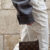 Louis Vuitton Monogram  – mini torebka na łańcuszku, monogram Canvas