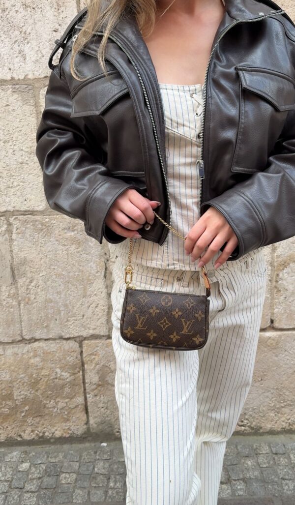 Louis Vuitton Monogram  – mini torebka na łańcuszku, monogram Canvas