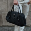 Torebka Loewe Vintage Black Leather Doctor Bag 90s