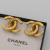 Chanel Vintage CC Clip-On Earrings – Złocone Klipsy Logo CC