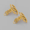 Chanel Vintage CC Clip-On Earrings – Złocone Klipsy Logo CC