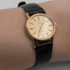 Omega Genève – klasyczny zegarek szwajcarski w złotej tonacji, lata 60./70.