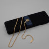 Komplet biżuterii Givenchy - naszyjnik i bransoletka Twisted Rope, lata 80./90.
