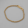 Komplet biżuterii Givenchy - naszyjnik i bransoletka Twisted Rope, lata 80./90.