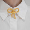 Broszka Christian Dior – kokarda – lata 80.