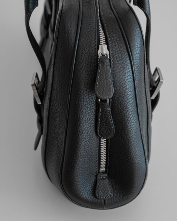 Torebka Loewe Vintage Black Leather Doctor Bag 90s