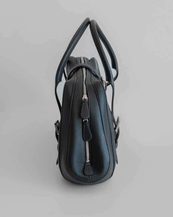 Torebka Loewe Vintage Black Leather Doctor Bag 90s