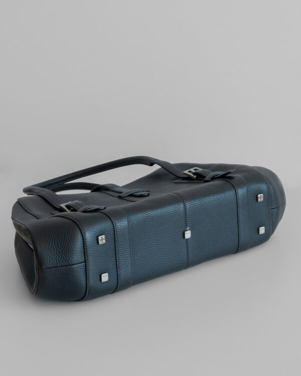 Torebka Loewe Vintage Black Leather Doctor Bag 90s