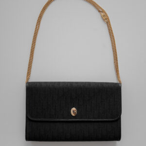 Christian Dior Vintage Monogram Chain Clutch – Made in France