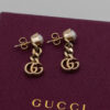 Kolczyki Gucci GG – Perły i Złote Logo GG, w Oryginalnym Pudełku Gucci