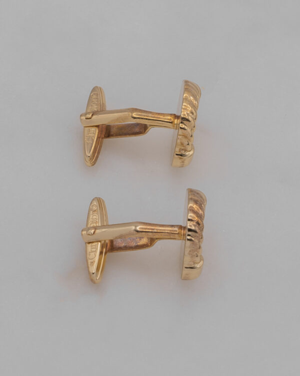 Męski komplet Christian Dior – spinki do mankietów i szpilka do krawata (tie pin)