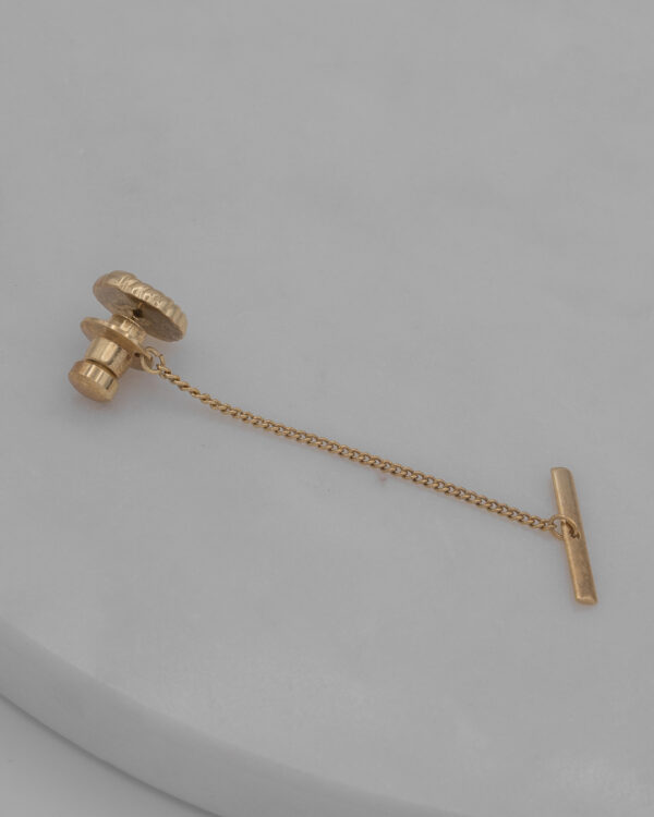 Męski komplet Christian Dior – spinki do mankietów i szpilka do krawata (tie pin)