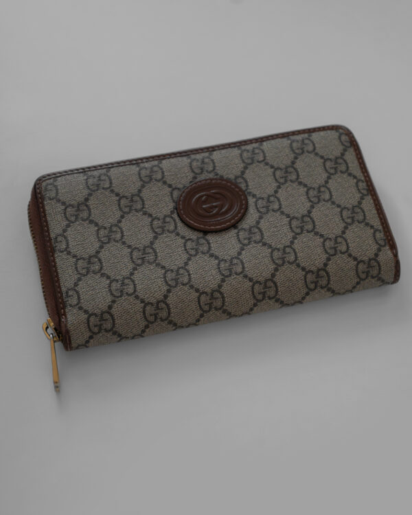 Portfel Gucci GG Supreme z kultowym monogramem