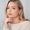 Klipsy Christian Dior – logowane koronkowe houte couture lata 80./90.