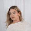 Klipsy Christian Dior – logowane koronkowe houte couture lata 80./90.