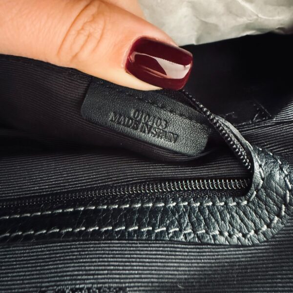 Torebka Loewe Vintage Black Leather Doctor Bag 90s