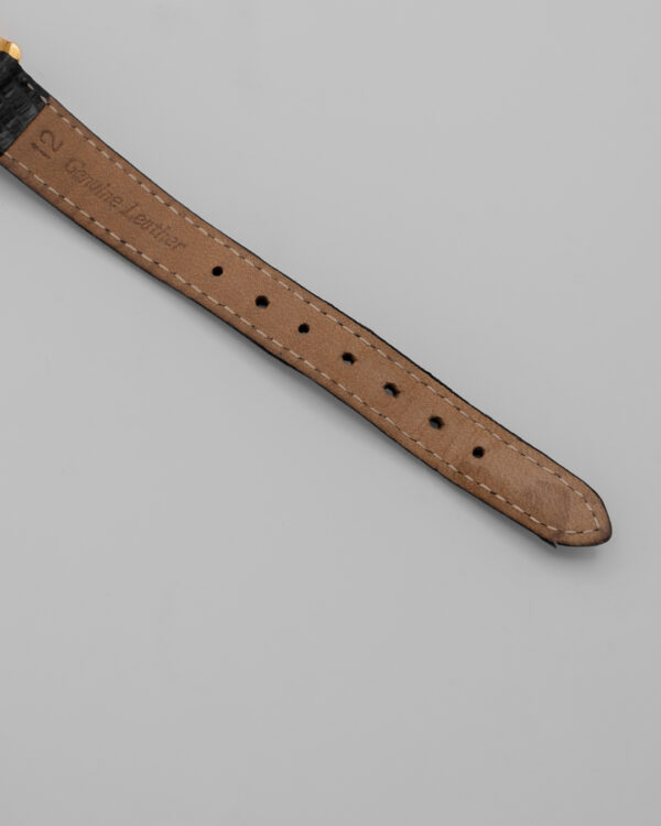 Zegarek Fendi Orologi – złocona koperta z czarną tarczą, Swiss Made, lata 90.