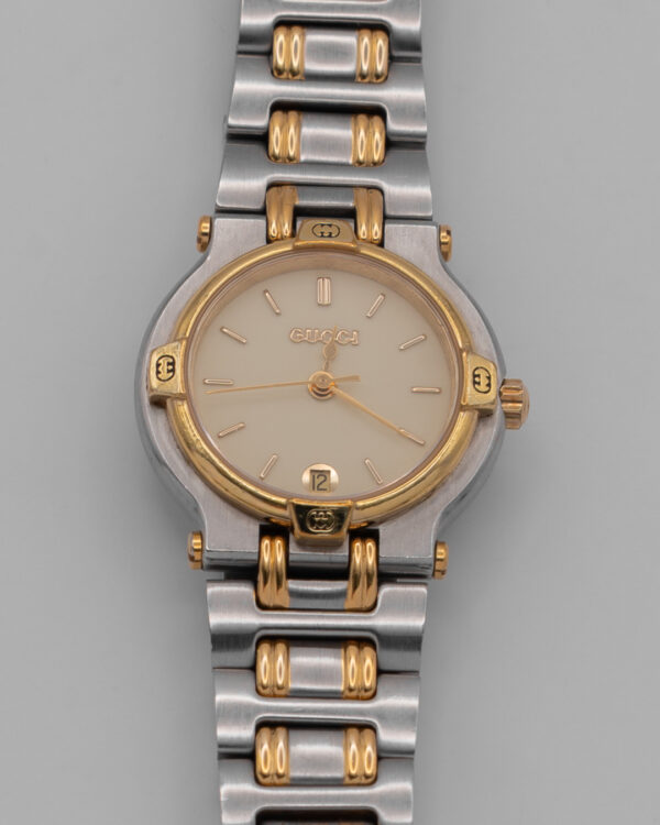Zegarek Gucci 9000L - bicolor, lata 90