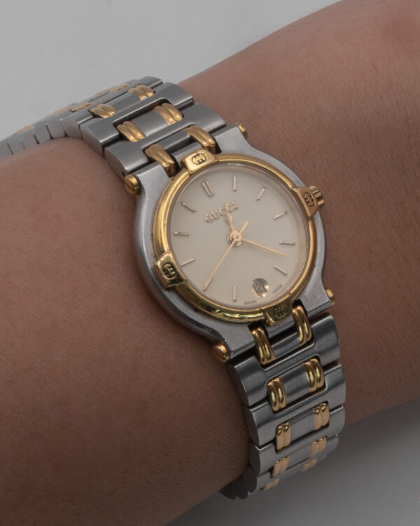 Zegarek Gucci 9000L - bicolor, lata 90