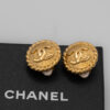 Klipsy Chanel, logo CC  – lata 90. z oryginalnym pudełkiem
